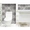 Homeroots 5 x 5 in. Black & White Multi Peel & Stick Removable Tiles 399861 - alternate 9